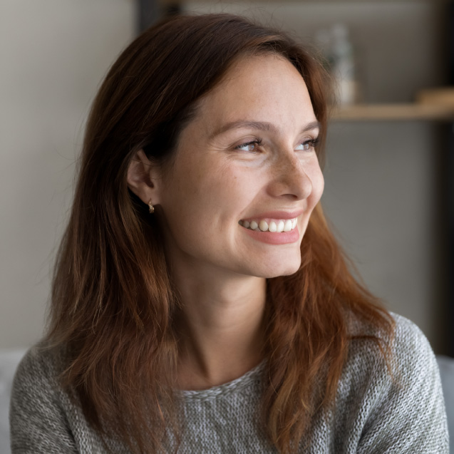 Smiling woman patient at Aloura Family Practice's dedicated women's health and menopause clinic in Canning Vale